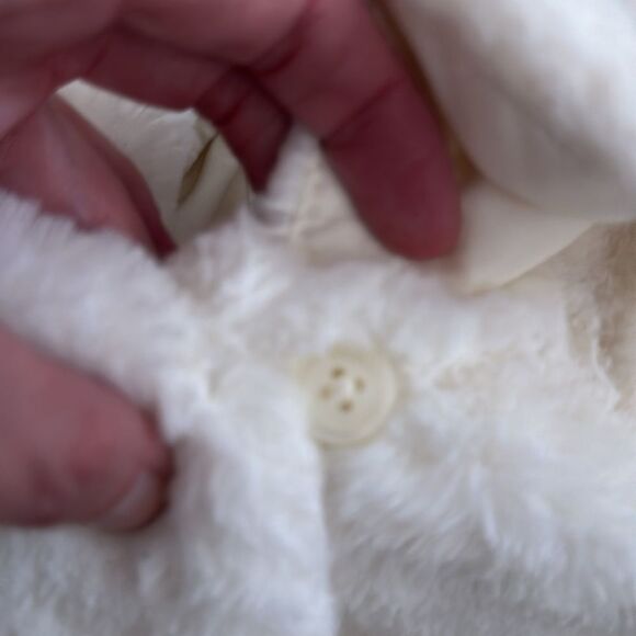 Janie and Jack Faux Fur Cropped Jacket 6-12 Months ~ perfect for holiday attire - Picture 3 of 5